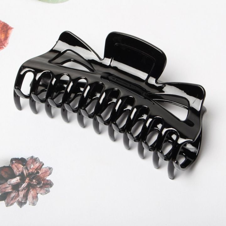 5.5inch%20Big%20Hair%20Claw%20Clip%20Large%20Elegant%20Plastic%20Hairpin%20Tortoiseshell%20Hair%20Clamps%20Crab%20Clips%20for%20Women%20Girls%20Hair%20Accessories%20-%20Image%204