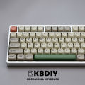 KBDiy KOA Profile Keycap GMK Style Retro 9009 Theme PBT Keycaps For Mechanical Keyboard Gaming KIT Korean 139 Keys ISO Key Cap. 