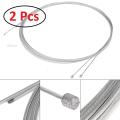 2 pcs Cycle Gear Shifter Cable/Bicycle Gear Shifter Wire/Cycle Gear cabel/Gear Cable Sets Core Inner Wire for MTB Road Bikes.. 