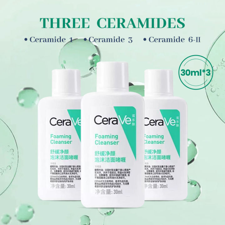 CeraVe Soothing Purifying Foaming Cleanser Daily Face Wash Facial Cleanser for Oily Skin