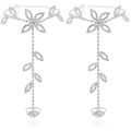 Stonefans Summer 2Pcs Set Rhinestone Leaf Finger Anklet for Women Luxury Silver Color Leaf Hand Harness Bracelet Jewelry Gift.