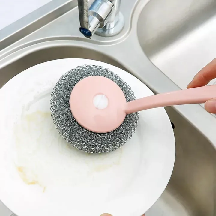 1Pc%20Long%20Handle%20Steel%20Sponge%20Scrubber%20Kitchen%20Pan%20Pot%20Scourer%20Cleaning%20Brush%20-%20Image%205