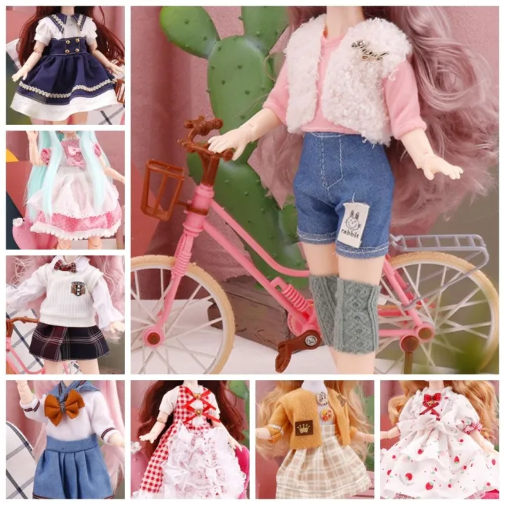 BJD%20Dolls%2030cm%20Anime%20Doll%20Clothes%20Full%20Set%201/6%20Bjd%2023%20Joint%20Movable%20Body%20Doll%20Girls%20Dress%20Up%20DIY%20Toys%20Reborn%20Kawaii%20-%20Image%203