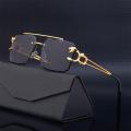 UV400 retro rimless sunglasses for men steampunk outdoor cycling sunglasses women punk fashion glasses vintage shades Gafas.