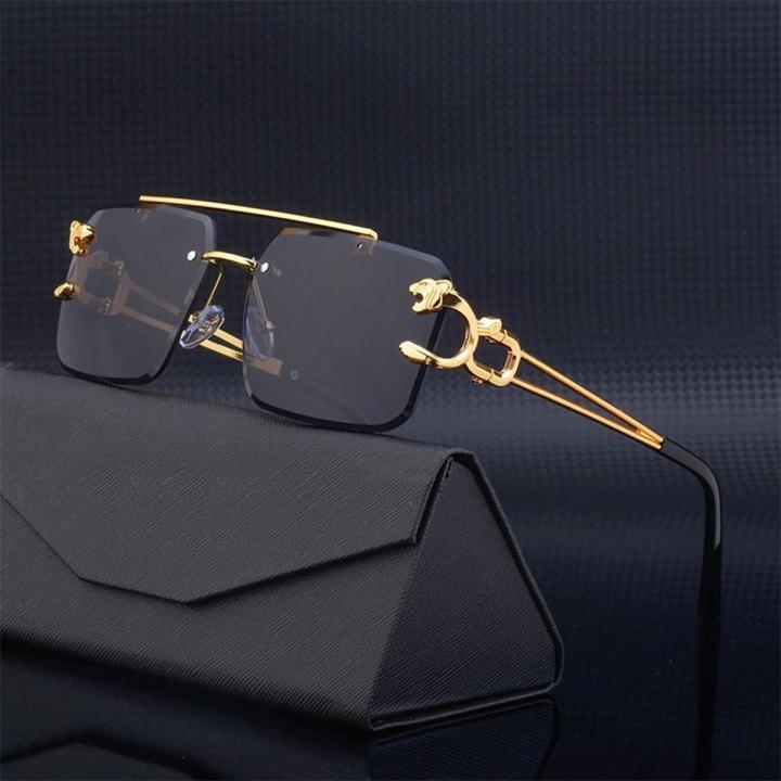 UV400 retro rimless sunglasses for men steampunk outdoor cycling sunglasses women punk fashion glasses vintage shades Gafas