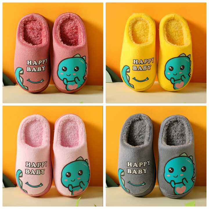 Cute Baby Slipper,Soft Shoes Soled Winter Baby Slipper's For Indoor&Outdoor