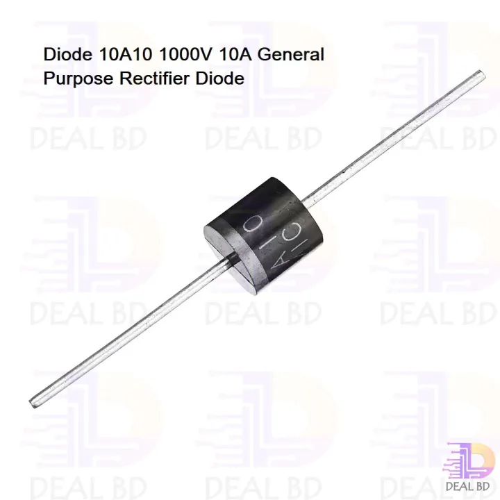 5Pcs-%20Diode%2010A10%201000V%201KV%2010A%20General%20Purpose%20Rectifier%20Diode%2010A10%20Silicon%20Junction%20Diode%20R-6%20Package%20-%20Image%208