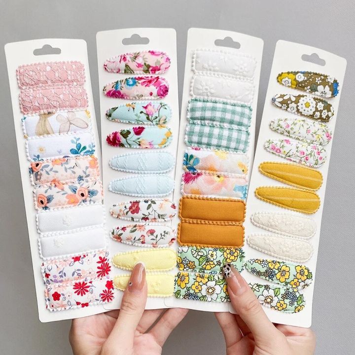 6Pcs/Set%20Basic%20Snap%20Baby%20Hair%20Drop%20Clip%20Cotton%20Flower%20Leopard%20Print%20Bobby%20Hairpin%20Lace%20Sweet%20Summer%20Plain%20Striped%20Headwear%20-%20Image%203