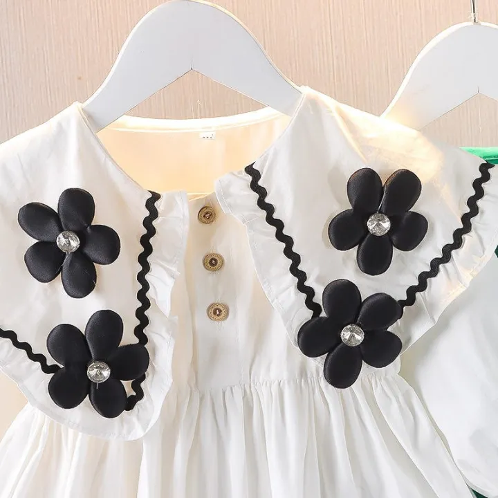 2025%20new%20girl%20baby%20round%20neck%20dress%20children%20flowers%20cotton%20skirt%200-5%20Years%20-%20Image%207