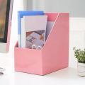 2X Kraft Paper Magazine Rack Bookend Large Book Stand File Holder Foldable Documents Organizer Office Storage Rack.