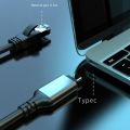 GR USB Type C to RJ45 Ethernet Adapter Cable, 1000Mbps Instants Fast Speed Internet Connection for Work and Play.