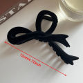 Red Velvet Bow Hair Clips Autumn Winter Women Hair Claw Clip Hair Accessories Nicle. 