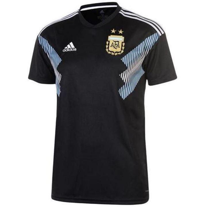 Argentina Away World Cup Short Sleeve Jersey 2018 - Black - Argentina Jersey 2022 World Cup - Argentina Jersey - Argentina Jersey