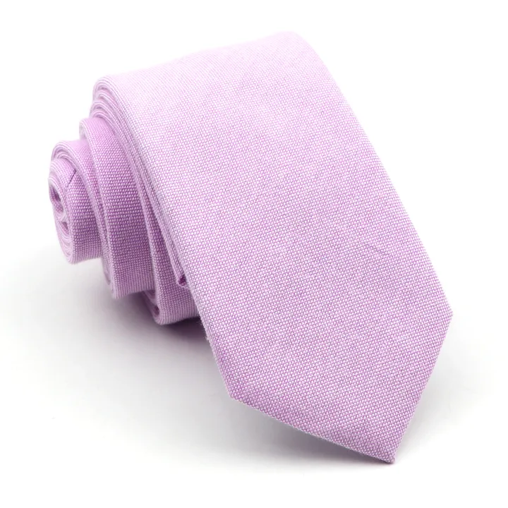 New%20Colorful%20Men's%20Solid%20Color%20Necktie%20100%25%20Cotton%206.5CM%20Skinny%20Pink%20Green%20Sky%20Blue%20Wedding%20Party%20Tie%20Gift%20Cravat%20Men%20Accessory%20-%20Image%204