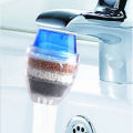 Kitchen Bathroom Household Faucet Filter Simple Water Purifier Activated Carbon Multi-Layer Nozzle Sink Accessories. 