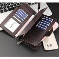 Baellerry Men Wallets Long Card Holder Male Purse Quality Zipper Money Bag.