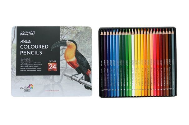 BRUSTRO%20Artists%20Colour%20Pencil%20%7C%20Set%20of%2024%20an%20Elegant%20tin%20Box%20Ideal%20for%20Students,Adults,%20Bright,Vibrant%20shades,Break%20&%20Fade%20resistant,%20DIY%20Art,Highly%20Pigmented,%20School,%20Portrait,%20Coloring%20-%20Image%203