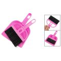 XHHDQES Office Home Car Cleaning Mini Whisk Broom Dustpan Set Pink Black. 