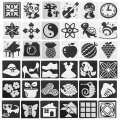 2 Sets Black and White Training Card Toddlers Toys Infant Toys Newborn Baby Gift Early Educational Lamination Learning. 