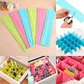 Adjustable Plastic Grid Drawer Organizer Multi-Purpose Drawer Storage Divider Adjustable Cabinet Storage Divider (6pcs)-Allion shop. 
