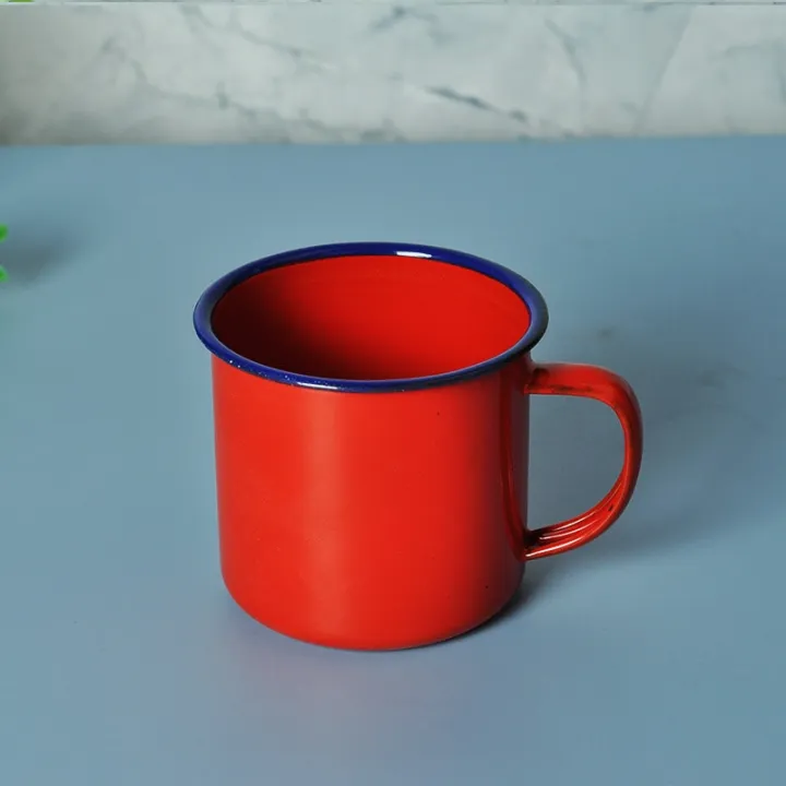 rust%20free%20good%20370ml%20unbreakable%20nostalgic%20cookable%20heatable%20enamel%20tea%20mug%20with%20lid%20blue%20rim%20on%20mug%20and%20lid%20-%20Image%202