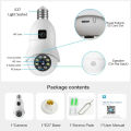 3MP+3MP (Mega Pixel) Dual Lens Smart Ptz Bulb Camera With 365Days Warranty. 