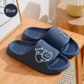 Women Slippers Bath Thick Platform Non-Slip Home Cat Cartoon Flip Flops 2023 Summer Beach Sandals Ladies Slides Indoor Shoes.