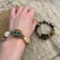 New Cute Little Black Cat Bracelet For Women Men Fashion Funny Cartoon Animal Beaded Bracelet Trendy Couple Friend Jewelry Gifts. 