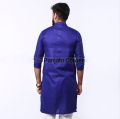 Stylish Semi Long Panjabi For Men ( Navy Blue) By Panjabi Corner - Panjabi - Panjabi For Men.
