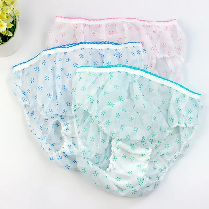 7Pcs%20Maternity%20Disposable%20Panties%20Underwear%20Pregnant%20Women%20Non-woven%20Fabric%20Postpartum%20Confinement%20Cotton%20Bottom%20Paper%20Briefs%20-%20Image%206