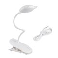 【linfang store】Desk Lamp Eye Protection Clip 3 Gear Switch Light-white. 