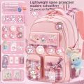 Sanrio My Melody Mochilas Aestethic Bag Escuela Student Campus Backpack Cute Fashion Printing Large Capacity Kawaii Simple Tidy.