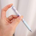 Cute Cartoon Sky Blue Pattern Press Pen 0.5mm Black Gel Pens School Office Writing Stationery Supplies.