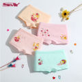 Pack of 4—2-12Y Baby Girl Underwear Cotton Soft Kid Panties Female Baby Underpants Random Cartoon Childrens Panty. 