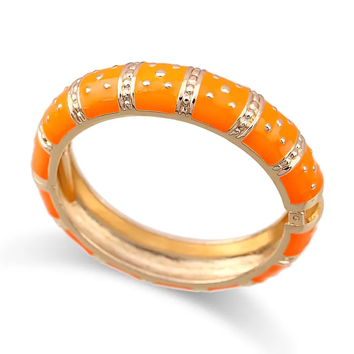 HAHA%20TOTO%20New%20Arrived%20Women's%20Gold%20Plated%20Enameled%20Colorful%20Round%20Cuff%20Bracelet%20Statement%20Bangle%20Fashion%20Jewelry%20Drop-Shipping%20-%20Image%206