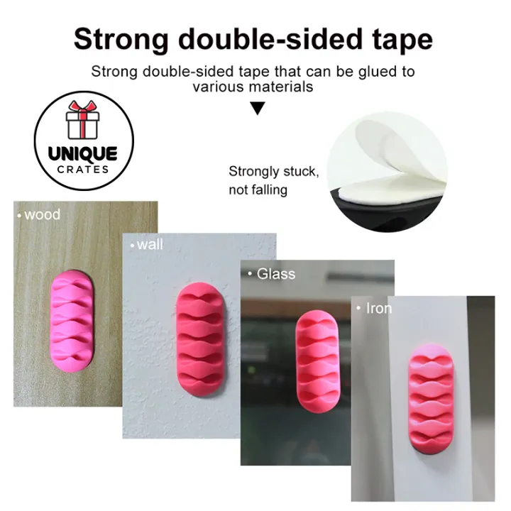 ACCEZZ%2010%20Pieces%20Cable%20Organizer%20Mount%20Set%20Best%20Cable%20Management%20Silicon%20Wire%20Clips%20-%20Image%207