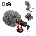 BOYA BY-MM1 Microphone Cardioid Shotgun For Phone Android Smartphone Canon Nikon Sony DSLR Camera Consumer Camcorder PC Mic.