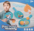 1 Set Indoor Exercise Coordination Parent-child Interaction Hanging Ping-Pong Trainer 2 Rackets 3 balls set.