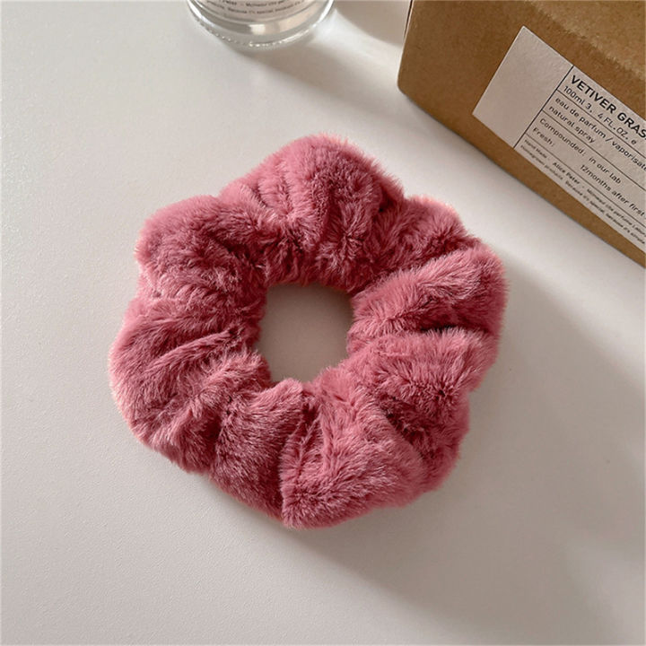 Winter%20Warm%20Soft%20Hair%20Scrunchies%20Women%20Girls%20Cute%20Plush%20Elastic%20Hair%20Band%20Multicolor%20Rubber%20Band%20Encounter%20-%20Image%209