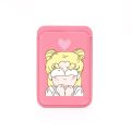 Cute Sailor Moon PU Leather Card Holder For Magsafe Magnetic Card Bag Wallet Case For iPhone 12 13 14pro 13promax 14promax ase Alien Alien. 