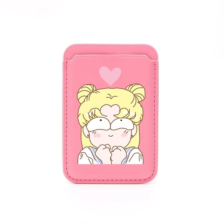 Cute%20Sailor%20Moon%20PU%20Leather%20Card%20Holder%20For%20Magsafe%20Magnetic%20Card%20Bag%20Wallet%20Case%20For%20iPhone%2012%2013%2014pro%2013promax%2014promax%20ase%20Alien%20Alien%20-%20Image%203