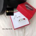 Valentine Couple Rings for Women and Men with Box - 2 Pieces (Grade-1 Quality) (Imported) - Rings - Ring - Ring for Women and Men.