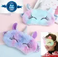 Plush Anime Sleeping Eye Mask Cute Kids Sleep Mask Cartoon 3D Eye Cover Eye Blindfolds Travel Eye Band Shade Rest Eyepatch. 