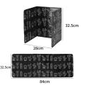 2pcs Foldable Aluminum Foil Heat-insulation Oil Plate Damper Oil Splash Board Anti-splash Oil Baffle for Kitchen.