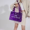 Women Travel Tote Bag Letter Transparent Top-Handle Bags PVC Casual Jelly Bag Clear Summer Candy Color Holiday Beach Tote Bags. 