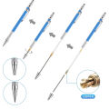 Carpenter Pencils Kit, Knurled Design Carpenter Scriber Marking Kit for Hardened Steel. 