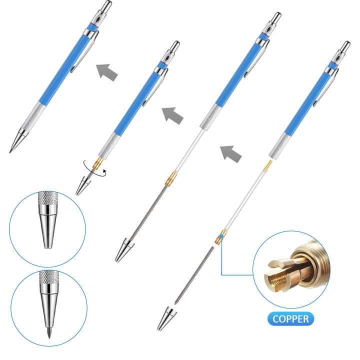 Carpenter%20Pencils%20Kit,%20Knurled%20Design%20Carpenter%20Scriber%20Marking%20Kit%20for%20Hardened%20Steel%20-%20Image%206