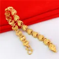 Snatching for brass fashionable women's gold-plated Vietnamese sand gold bracelets, explosive event. 