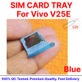For Vivo V25E Sim Tray and SD Card Slot with Ejector Pin Replacement Parts.