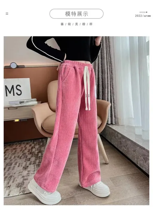 Spring%20Girls%20Corduroy%20Pants%20Loose%20Trousers%20Autumn%20Kids%20Clothes%20High%20Waist%20Wide%20Leg%20Pants%20Child%20Casual%20Pants%20Teen%20Clothes%205-12Y%20-%20Image%205